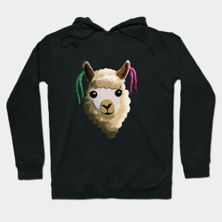 Llama Gift Art Hoodie